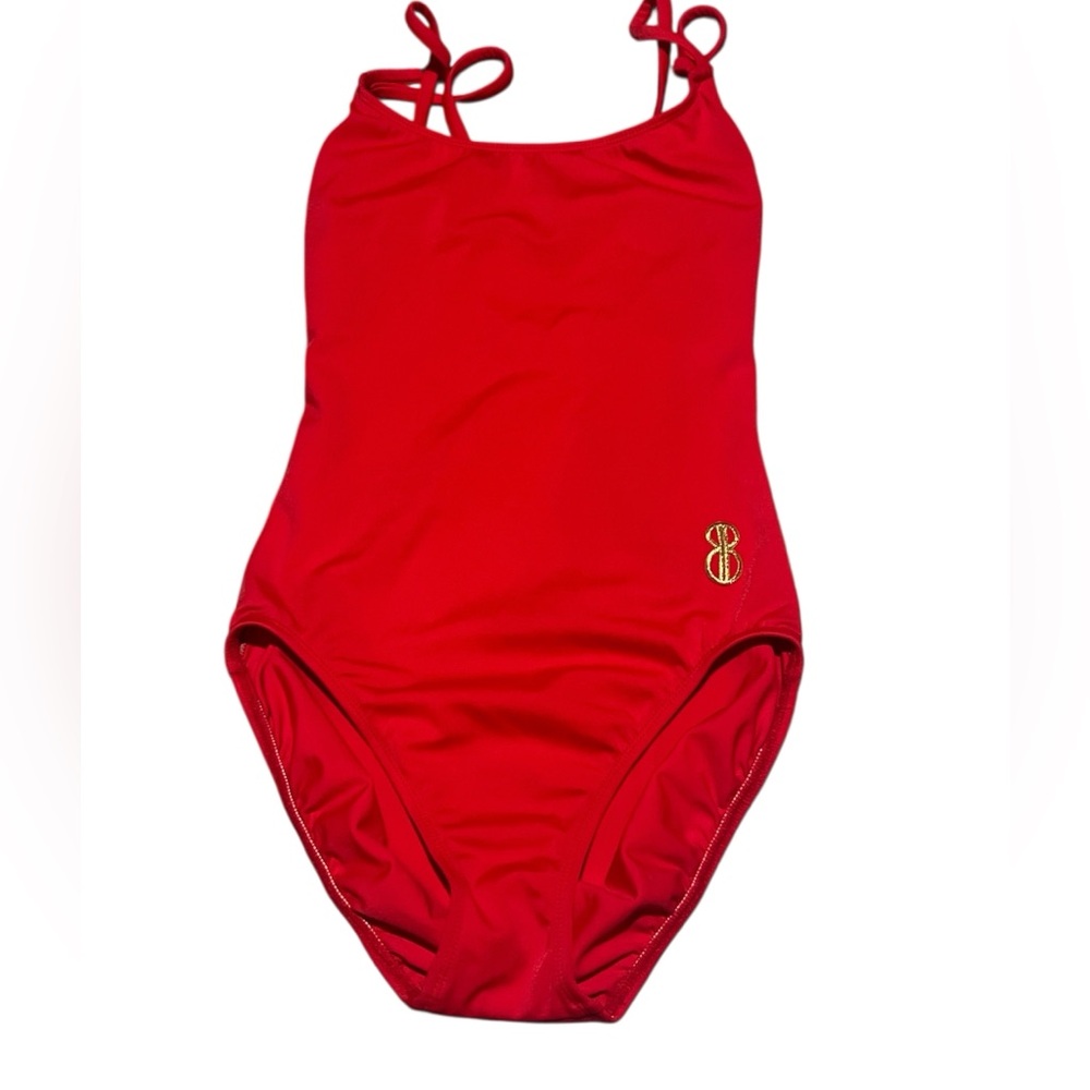 Vintage Bill Blass Swim Red Bathing Suit